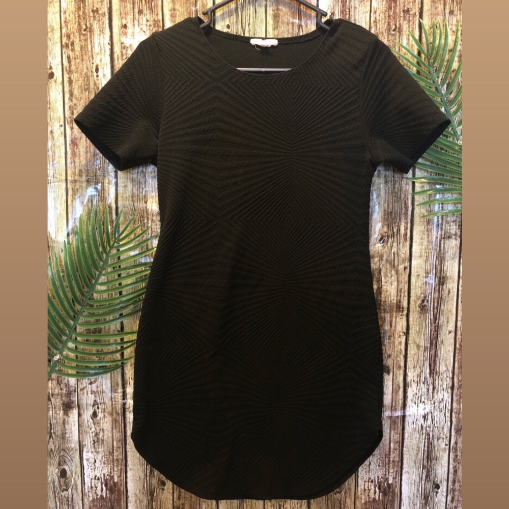 Agaci black dress with side splits